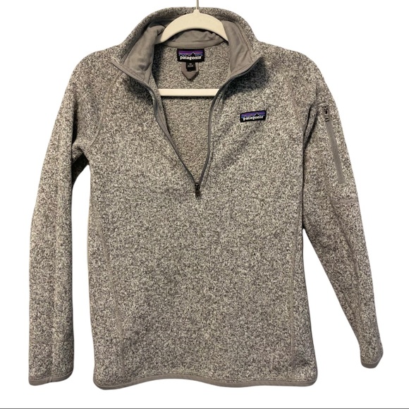 PATAGONIA BETTER SWEATER 1/4 ZIP PULLOVER XS WOMENS GREY - Picture 1 of 9